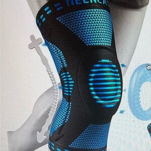 NWOT NEENCA XL KNEE BRACE Aqua and White